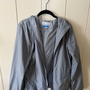 Columbia Light Gray Windbreaker